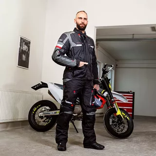 Kurtka motocyklowa turystyczna W-TEC Excellenta Evo - Szary