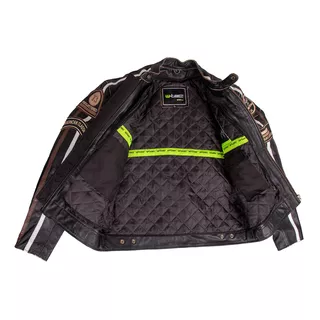 Pánská kožená moto bunda W-TEC Brushed Cracker - vintage černá