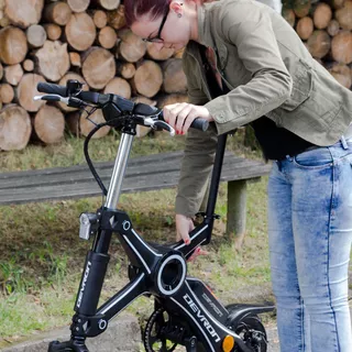 Folding E-Bike Devron X3 12” – 2017 - Black