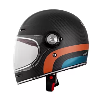 Карбонова мото каска W-TEC V135 Matt Carbon