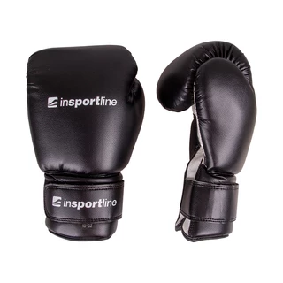 Боксови ръкавици inSPORTline Metrojack - черен-бял, 6oz