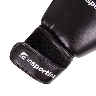 Боксови ръкавици inSPORTline Metrojack - черен-бял, 12oz