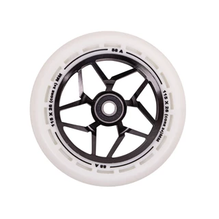 Kółka do hulajnogi LMT L Wheel 115 mm z łożyskami ABEC 9 - Czarno-biały