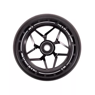 Scooter Wheels LMT L 115 mm w/ ABEC 9 Bearings - Black/black - Black/black