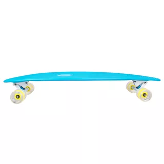 Kunststoff-Longboard WORKER Pike 36" mit leuchtenden Rädern - blau