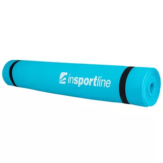 Mata do ćwiczeń fitness inSPORTline EVA 173x60x0,4 cm - Jasno-niebieski