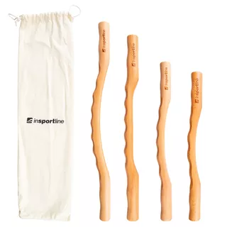 Set Massagestäbe aus Holz inSPORTline Jarosa Set