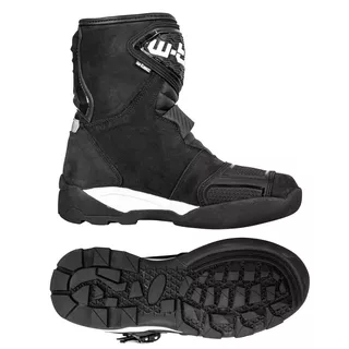 W-TEC Grimster Motorradschuhe - schwarz