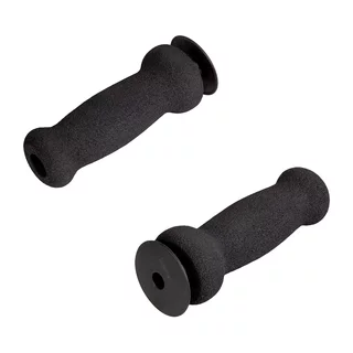 Handlebar Foam Pads w/ End Caps JD BUG 12 cm Black
