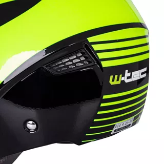 Moto čelada W-TEC Nankko NK-627 Black-Fluo