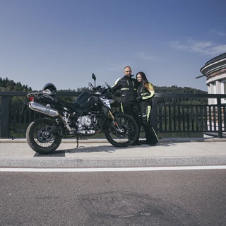 W-TEC Ventura Lady Damen Motorradjacke - schwarz-fluo gelb