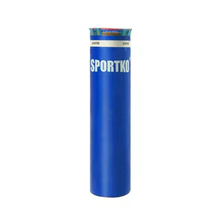 Worek bokserski SportKO Elite MP0 35x130 cm / 30kg - Czarny - Niebieski