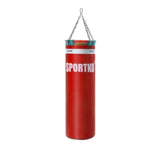 Boxovací pytel SportKO Elite MP22 35x110cm / 40 kg - červená