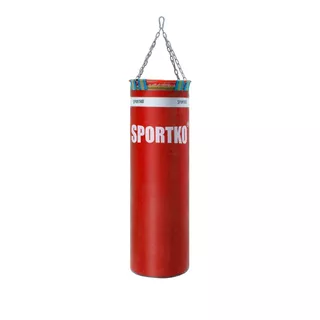 Boxovací pytel SportKO Elite MP22 35x110cm / 40 kg - červená