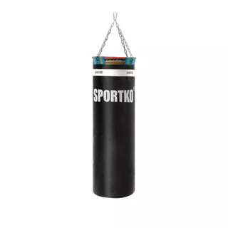 Boxovací pytel SportKO Elite MP22 35x110cm / 40 kg - modrá - černá