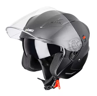 Moto přilba W-TEC YM-627 - 2.jakost - XL (61-62) - Pure Matt Black