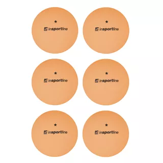 Table Tennis Balls inSPORTline Elisenda S1 – 6 Pcs. - Orange