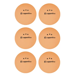 inSPORTline Elisenda S3 6ks Tischtennisbälle - orange