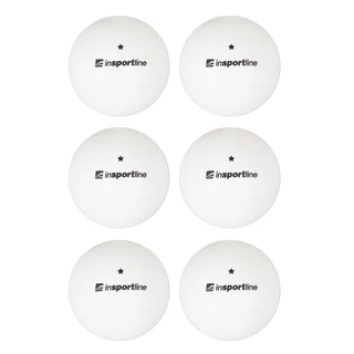 inSPORTline Elisenda S1 6ks Tischtennisbälle - weiß