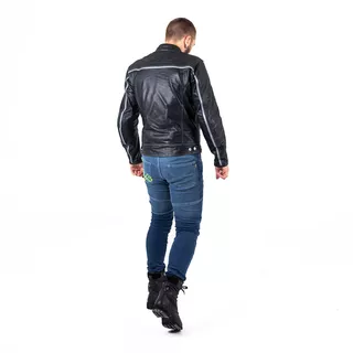 Leather Motorcycle Jacket W-TEC Mathal - 3XL