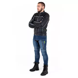 Leather Motorcycle Jacket W-TEC Mathal - M