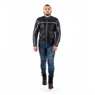 Leather Motorcycle Jacket W-TEC Mathal