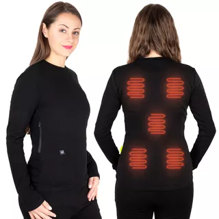 Dámské vyhřívané triko W-TEC Insulong Lady - černá