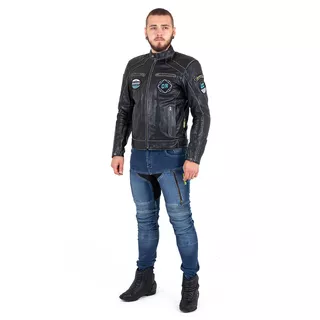 Leather Motorcycle Jacket W-TEC Losial - L