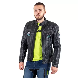 Leather Motorcycle Jacket W-TEC Losial - L