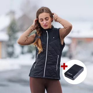 Women’s Heated Vest inSPORTline WARMher w/ 10,000 mAh Power Bank