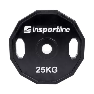 Olimpiai gumírozott súlyzótárcsa szett inSPORTline Ruberton 50mm 2x1,25-25 kg