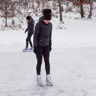 Women Ice Skates WORKER Blau