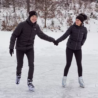 Women Ice Skates WORKER Blau