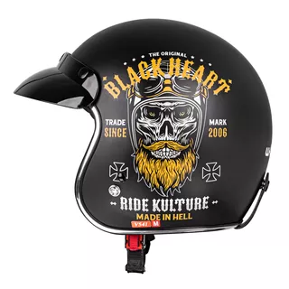 Moto přilba W-TEC Black Heart Kustom