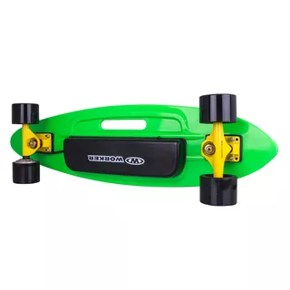 Elektrický longboard WORKER Smuthrider - žluto-zelená