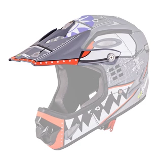 Replacement Peak for W-TEC FS-605 Helmet - Skull Smile