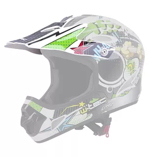 Replacement Peak for W-TEC FS-605 Helmet - Skull Smile - Cartoon