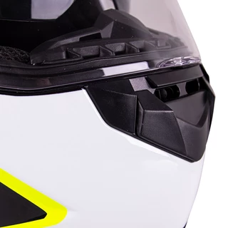 Kask motocyklowy zamknięty z blendą W-TEC FS-816 Black-Fluo Yellow