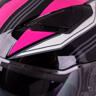 Moto prilba W-TEC FS-816 Black Fuchsia - L (59-60)