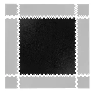 inSPORTline Puzzle Matte Einfach schwarz