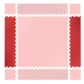 Ramp Pieces for Puzzle Mat inSPORTline Simple Red – 2 Pcs.