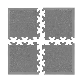 Corner Pieces for Puzzle Mat inSPORTline Simple Gray – 4 Pcs.