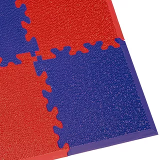 Puzzle zátěžová podložka inSPORTline Simple modrá