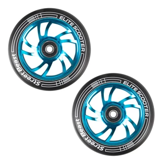 Freestyle roller kerék 110 mm, fekete-kék 2 db