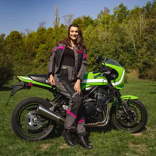 Dámské kožené moto boty W-TEC Jartalia