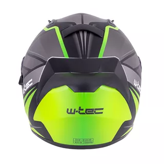 Integrálna prilba W-TEC Vintegra Graphic - čierna-fluo žltá