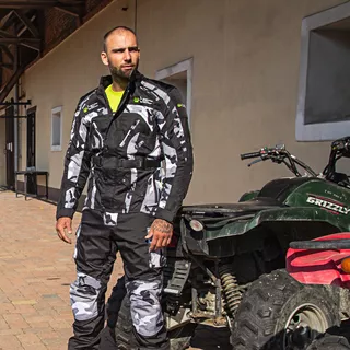 Moška moto bunda W-TEC Troopa