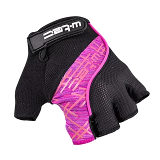 Cycling Gloves W-TEC Karolea - Black-Violet-Pink