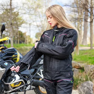 Dámska moto bunda W-TEC Progair Lady