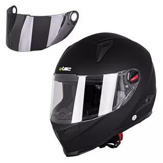 Kask zamknięty W-TEC NK-863 z zamienną szybką - Matt.czarny